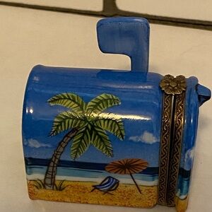 Beach House Limoges Mailbox